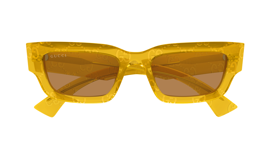 Sonnenbrillen gucci gg1838s 009 naranja rectangular / squared masculino größe 52mm - Detailansicht