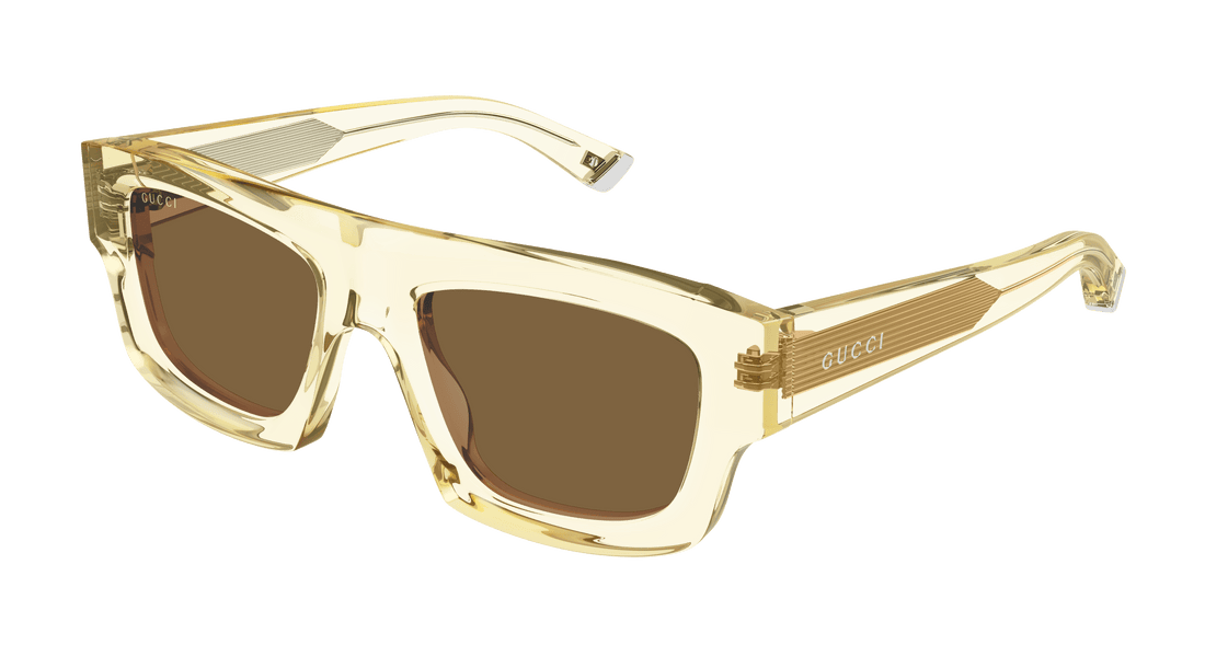 Sonnenbrillen gucci gg1926s 010 amarillo square masculino größe 53mm - Hauptansicht