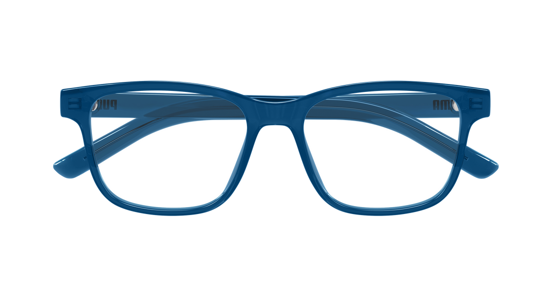 Gafas graduadas puma pj0085o 007 azul rectangular / squared infantil talla 50mm - Vista de detalle