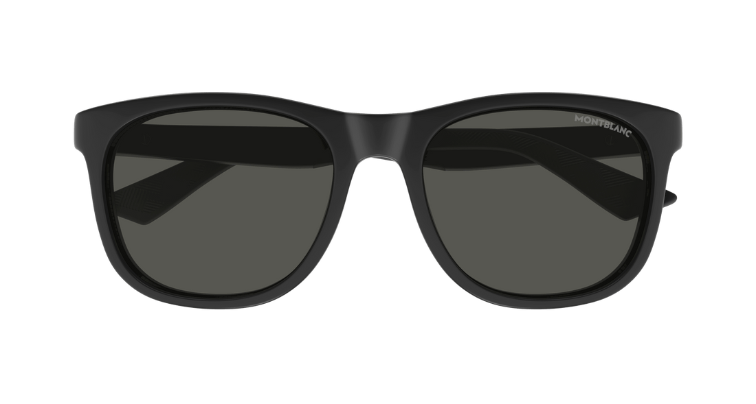 Occhiali da sole montblanc mb0400s 002 negro square masculino taglia 55mm - Vista dettagliata