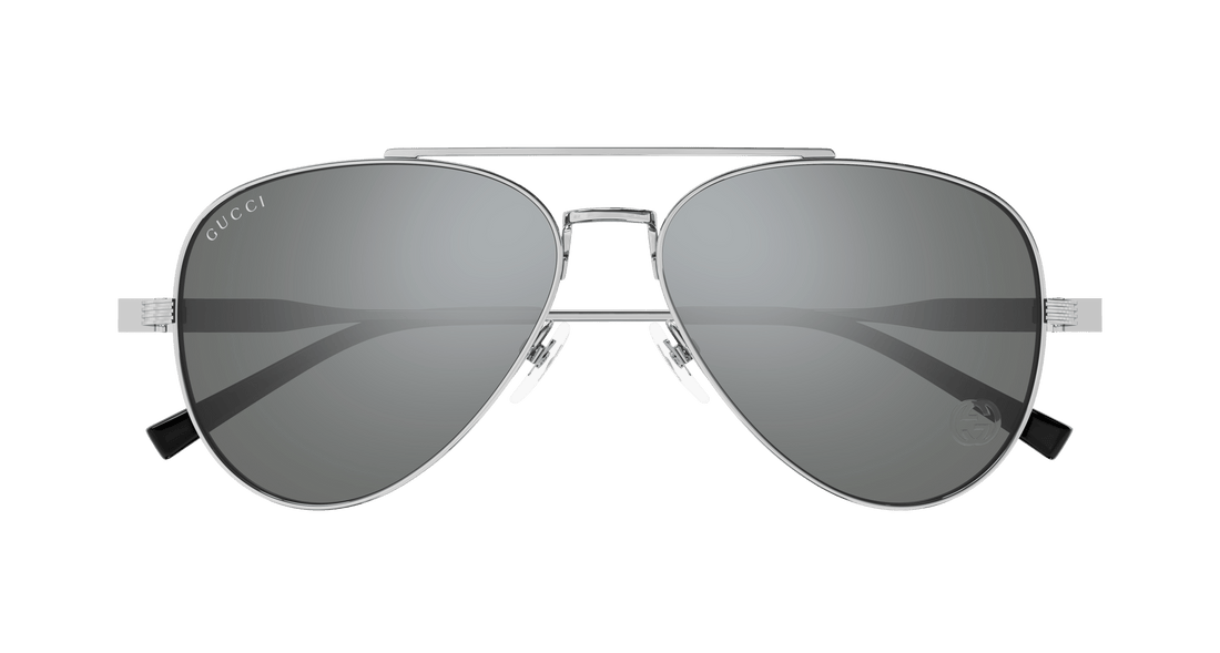Sunglasses gucci gg1874s 002 rutenio pilot masculino size 57mm - Detailed view