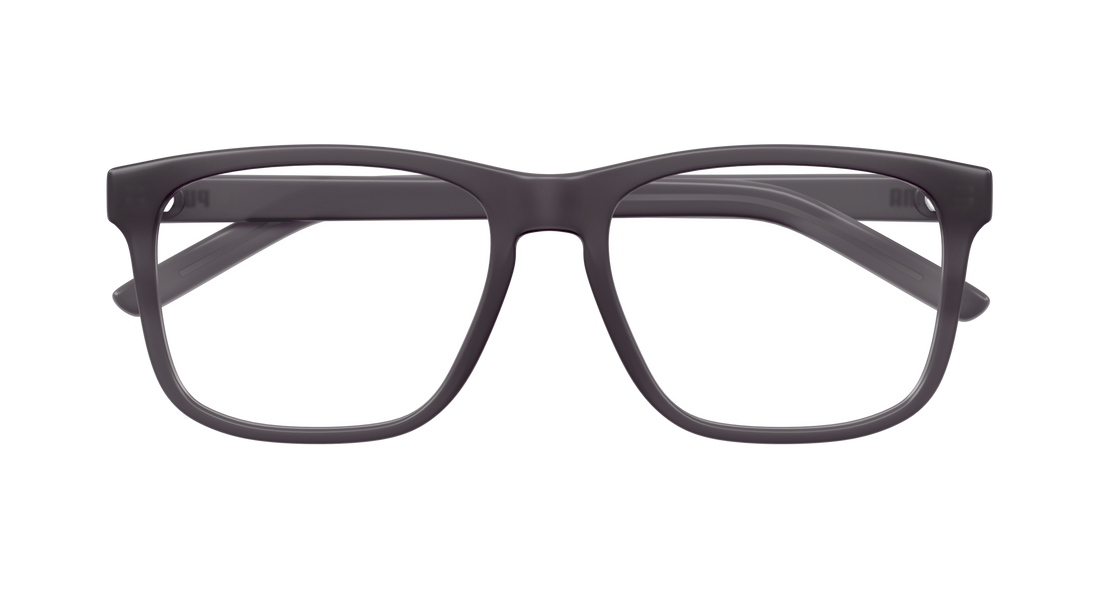Gafas graduadas puma pu0517o 002 gris rectangular / squared masculino talla 55mm - Vista de detalle