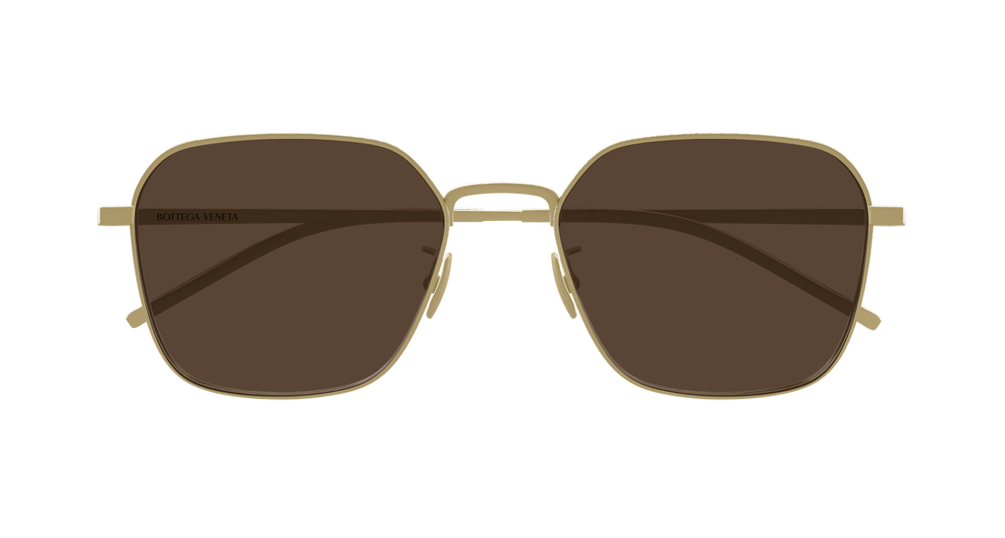 Sonnenbrillen bottega veneta bv1422sa 001 bronce round/oval/panthos unisex größe 55mm - Detailansicht