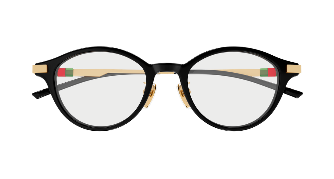 Prescription glasses gucci gg2000oj 001 negro round/oval/panthos femenino size 48mm - Detailed view