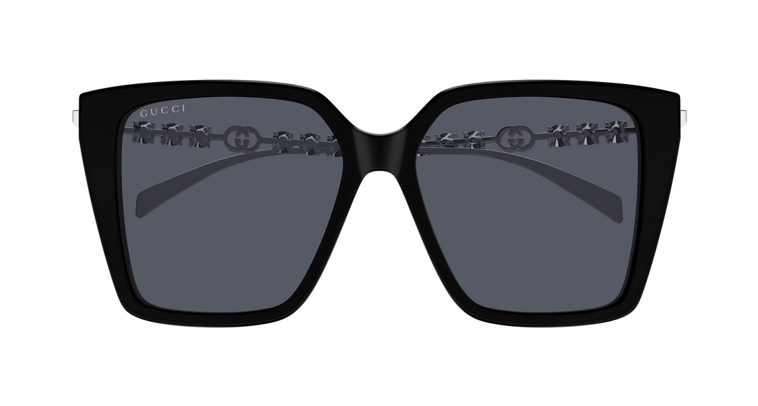 Sonnenbrillen gucci gg1967s 002 negro butterfly femenino größe 54mm - Detailansicht