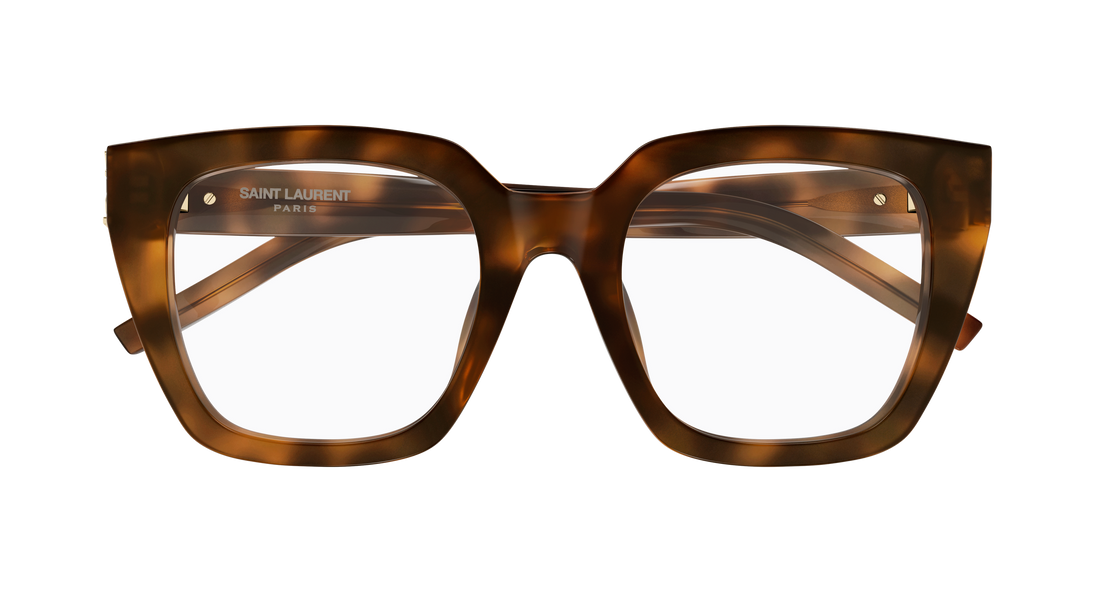 Briller saint laurent sl m143 opt 003 havana cat eye femenino størrelse 51mm - Detaljeret visning