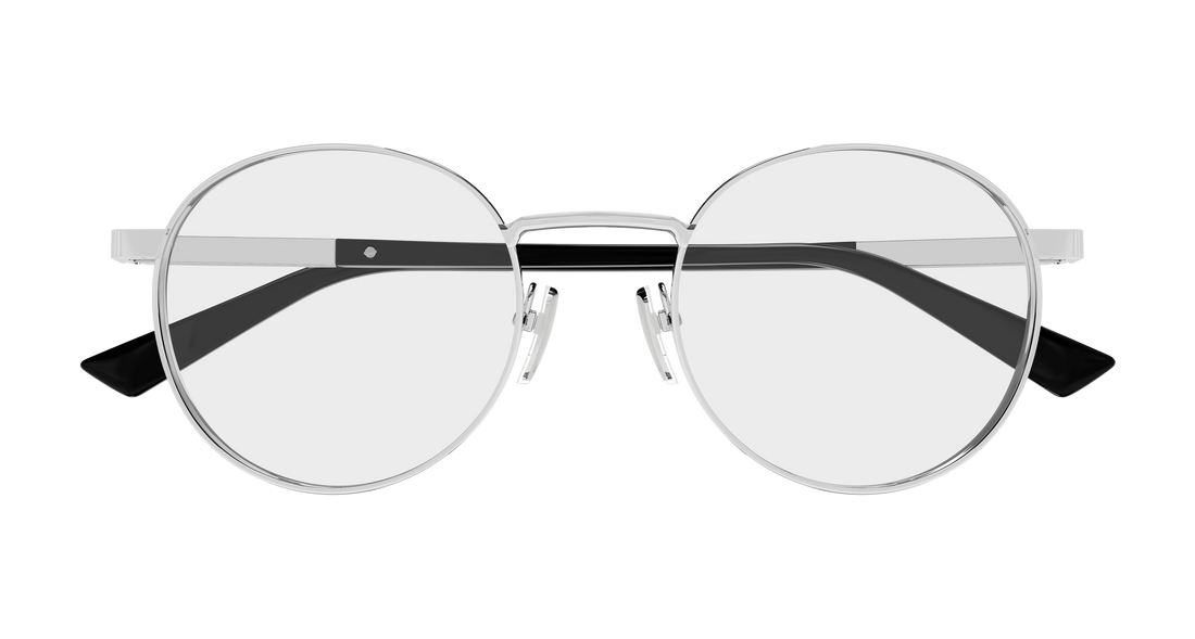 Brillen gucci gg1966ok 001 plateado round/oval/panthos masculino größe 51mm - Detailansicht