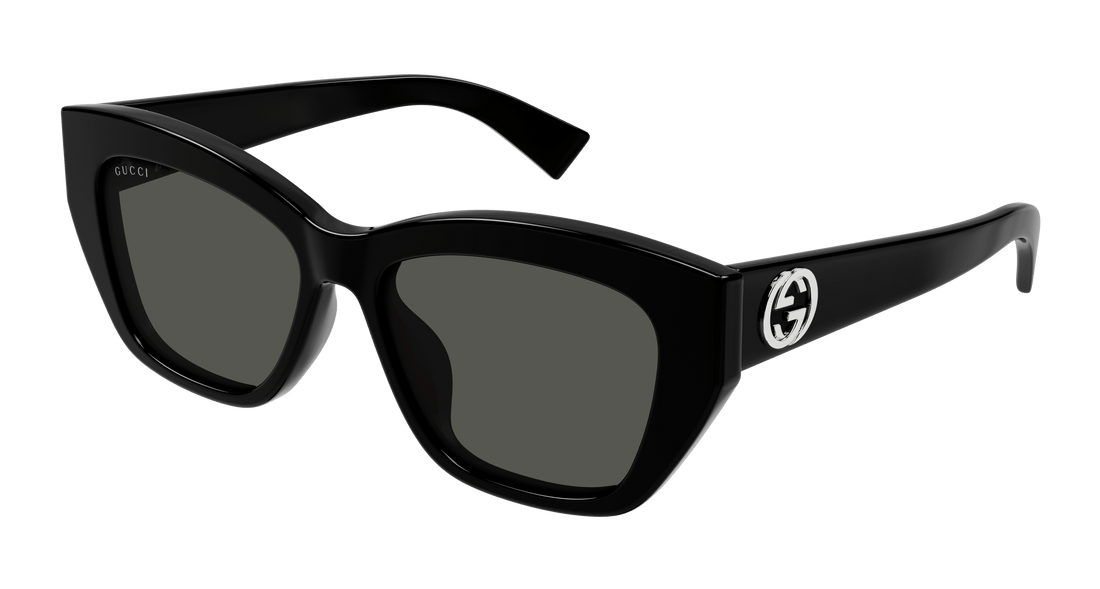 Sonnenbrillen gucci gg1844sa 001 negro cat eye femenino größe 55mm - Hauptansicht