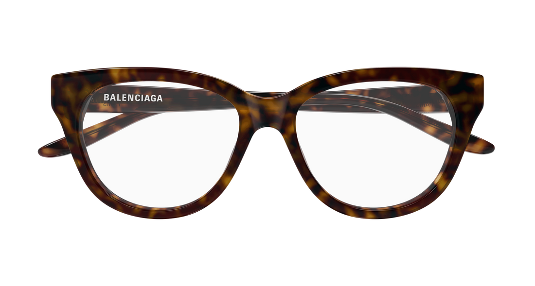 Brillen balenciaga bb0441o 009 havana butterfly femenino maat 56mm - Detailaanzicht