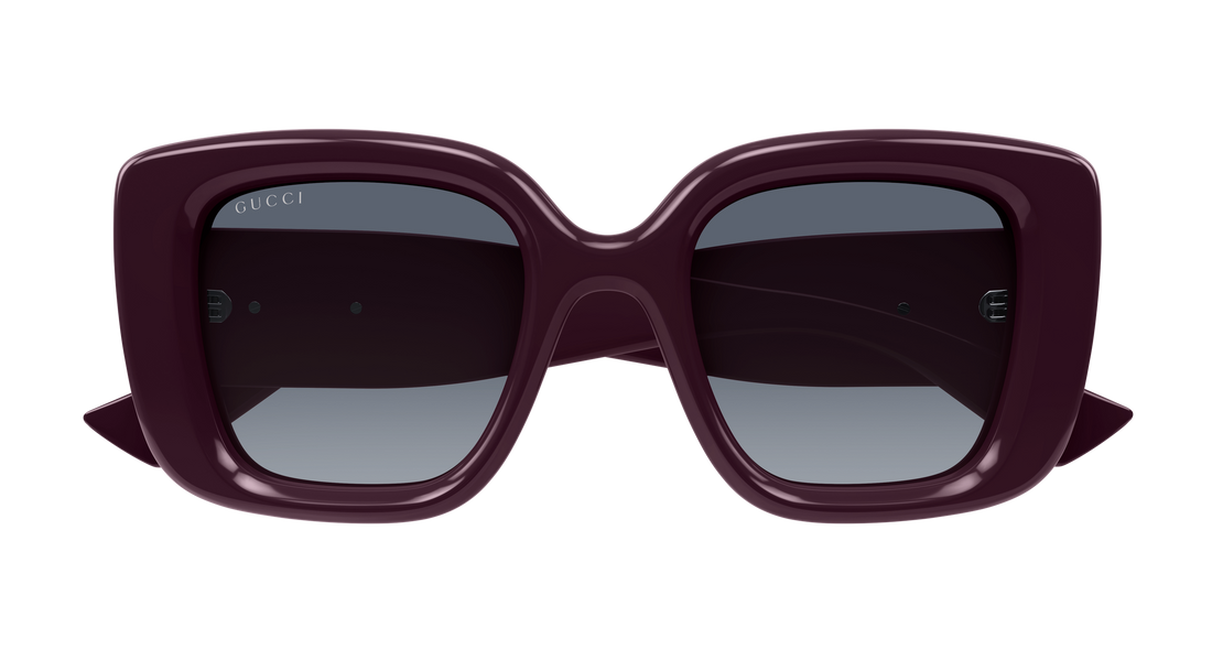 Sonnenbrillen gucci gg1975s 004 violeta butterfly femenino größe 50mm - Detailansicht
