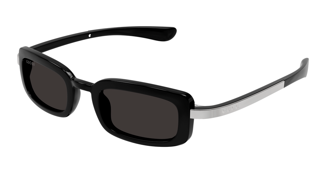 Lunettes de soleil gucci gg1943s 001 negro rectangular / squared masculino taille 47mm - Vue principale