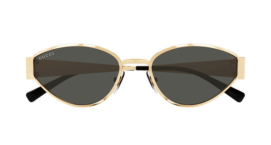 Sunglasses gucci gg1853s 001 dorado geometric femenino size 55mm - Detailed view