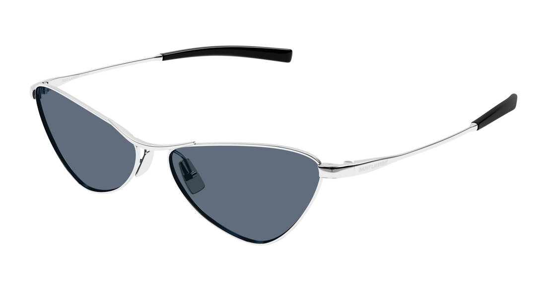 Occhiali da sole saint laurent sl 830 003 plateado cat eye femenino taglia 56mm - Vista principale