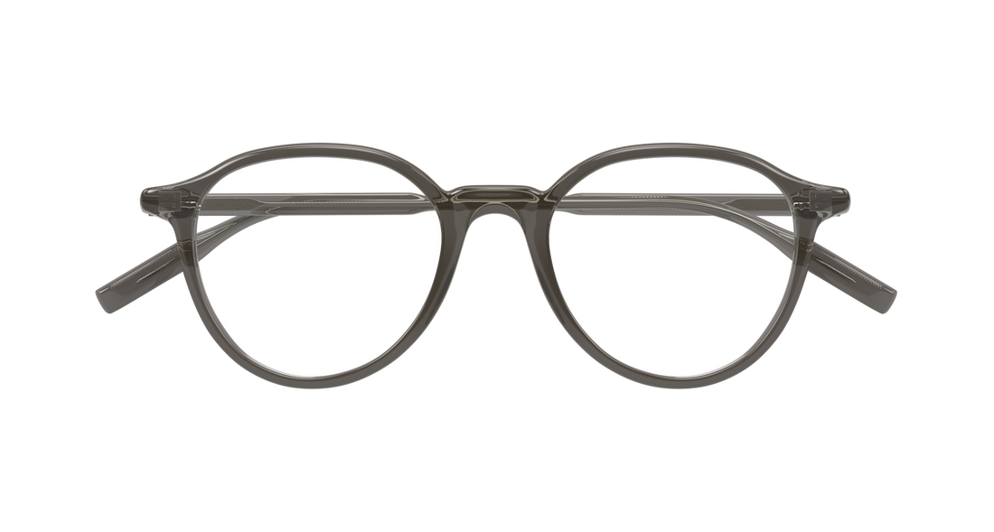 Occhiali da vista montblanc mb0291o 010 gris round/oval/panthos masculino taglia 50mm - Vista dettagliata