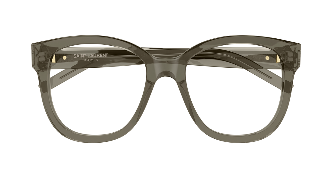 Lunettes de vue saint laurent sl m97 010 marron rectangular / squared femenino taille 54mm - Vue détaillée