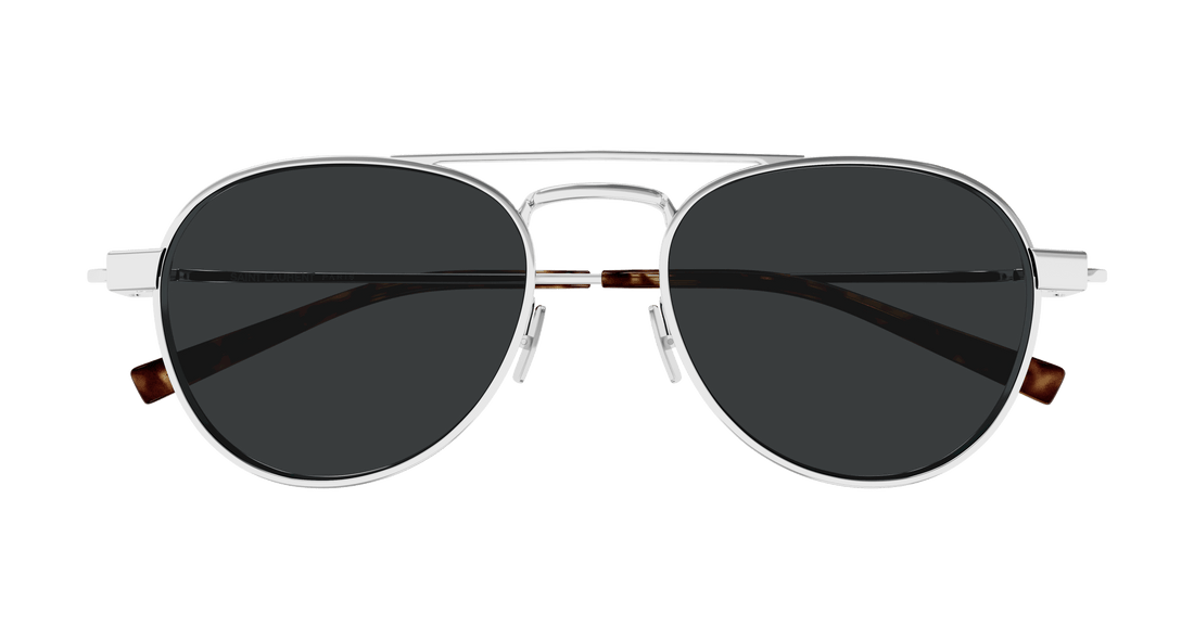 Gafas de sol saint laurent sl 708 002 plateado round masculino talla 54mm - Vista de detalle