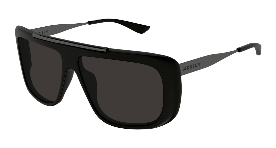 Sonnenbrillen alexander mcqueen am0492s 002 negro pilot unisex größe 60mm - Hauptansicht