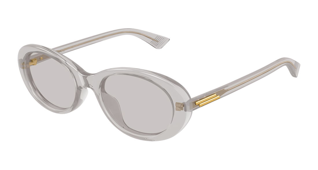Zonnebrillen bottega veneta bv1415sk 003 gris round/oval/panthos femenino maat 54mm - Hoofdaanzicht