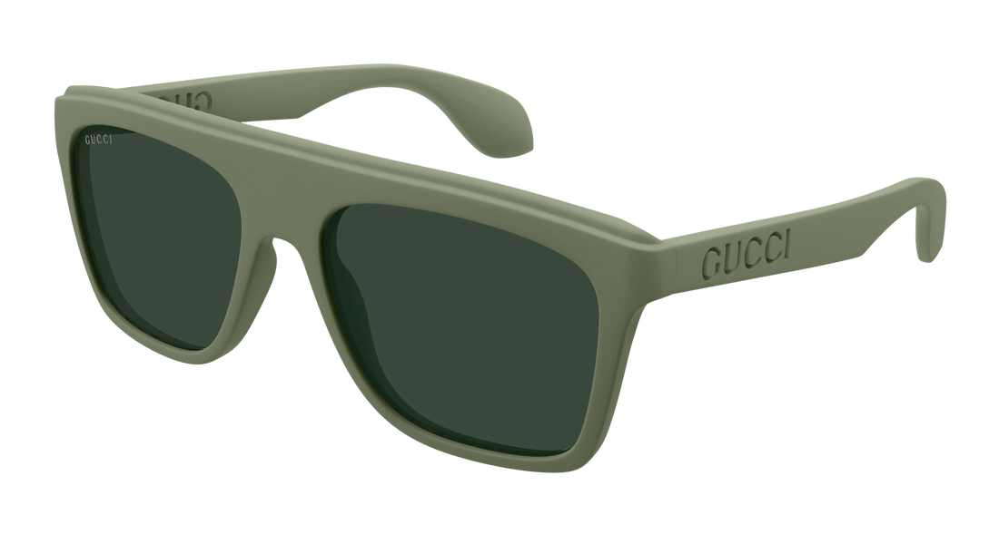 Sunglasses gucci gg1570s 007 verde square masculino size 57mm - Main view