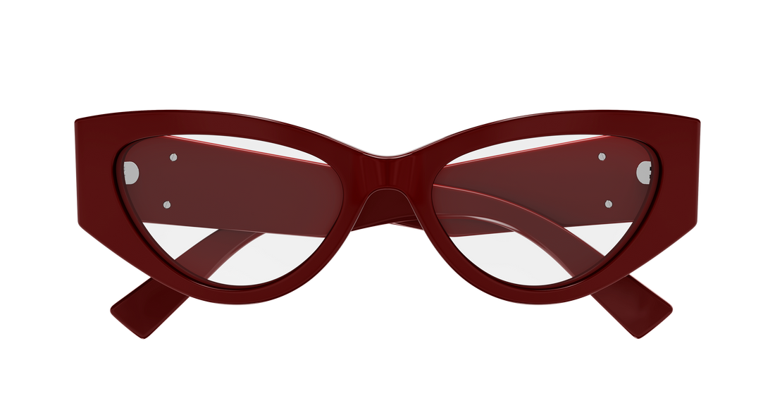 Brillen gucci gg1953o 003 burdeos cat eye femenino größe 52mm - Detailansicht