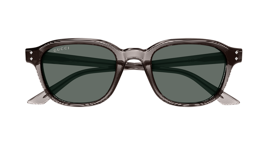 Occhiali da sole gucci gg1892s 003 marron round masculino taglia 50mm - Vista dettagliata