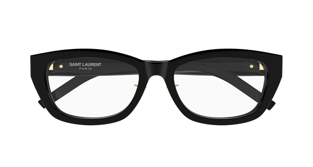 Gafas graduadas saint laurent sl m153/j opt 001 negro cat eye femenino talla 53mm - Vista de detalle