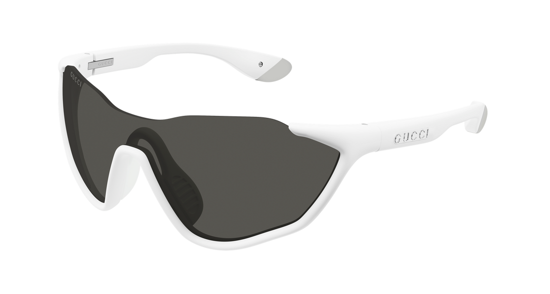 Sunglasses gucci gg2018s 005 blanco mask masculino size 99mm - Main view