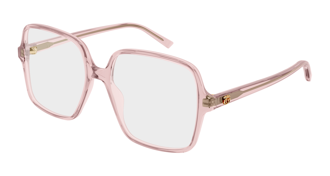 Prescription glasses gucci gg1994o 003 rosa rectangular / squared femenino size 53mm - Main view