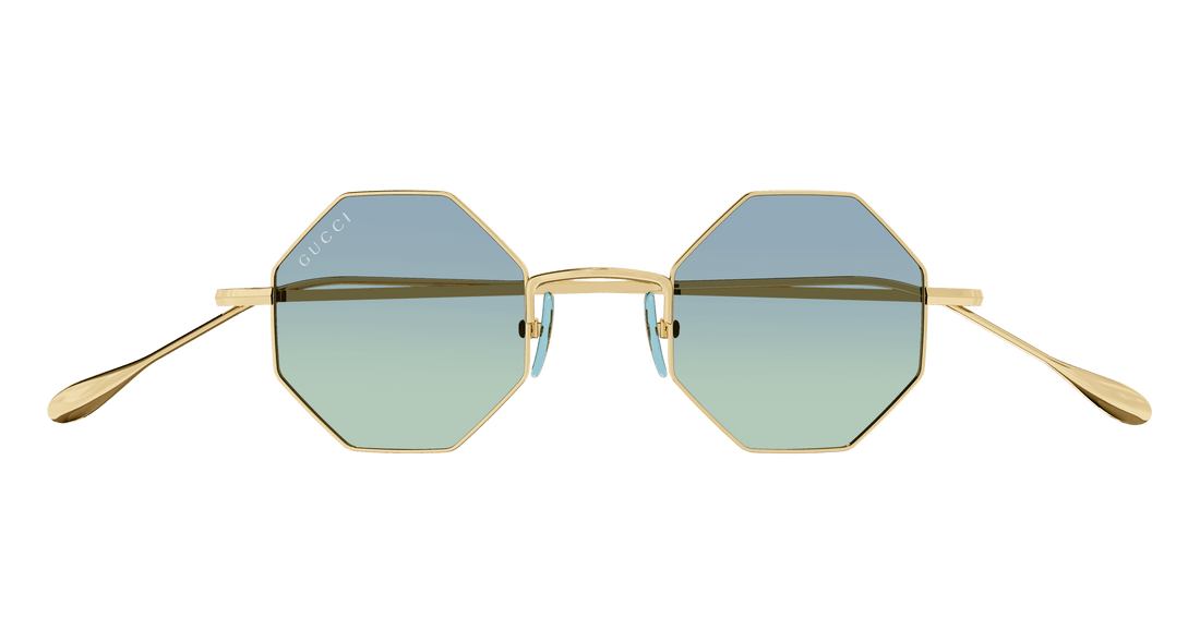 Sonnenbrillen gucci gg1814s 004 dorado geometric unisex größe 41mm - Detailansicht