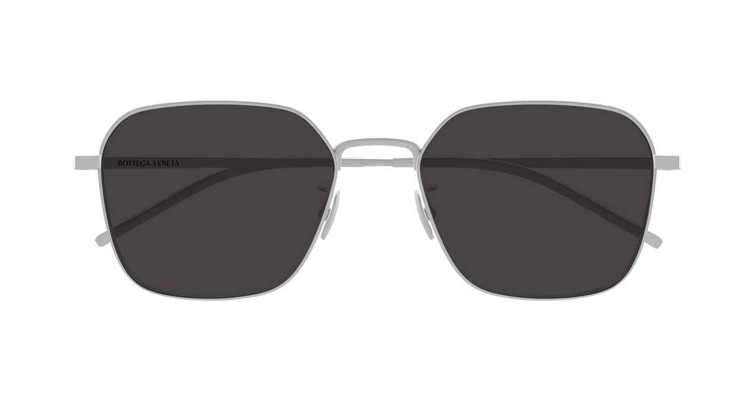 Sonnenbrillen bottega veneta bv1422sa 002 plateado round/oval/panthos unisex größe 55mm - Detailansicht