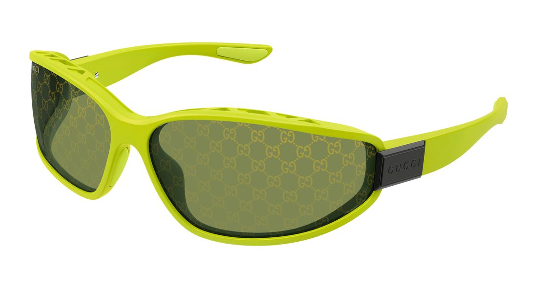 Sonnenbrillen gucci gg2011s 002 verde geometric masculino größe 73mm - Hauptansicht