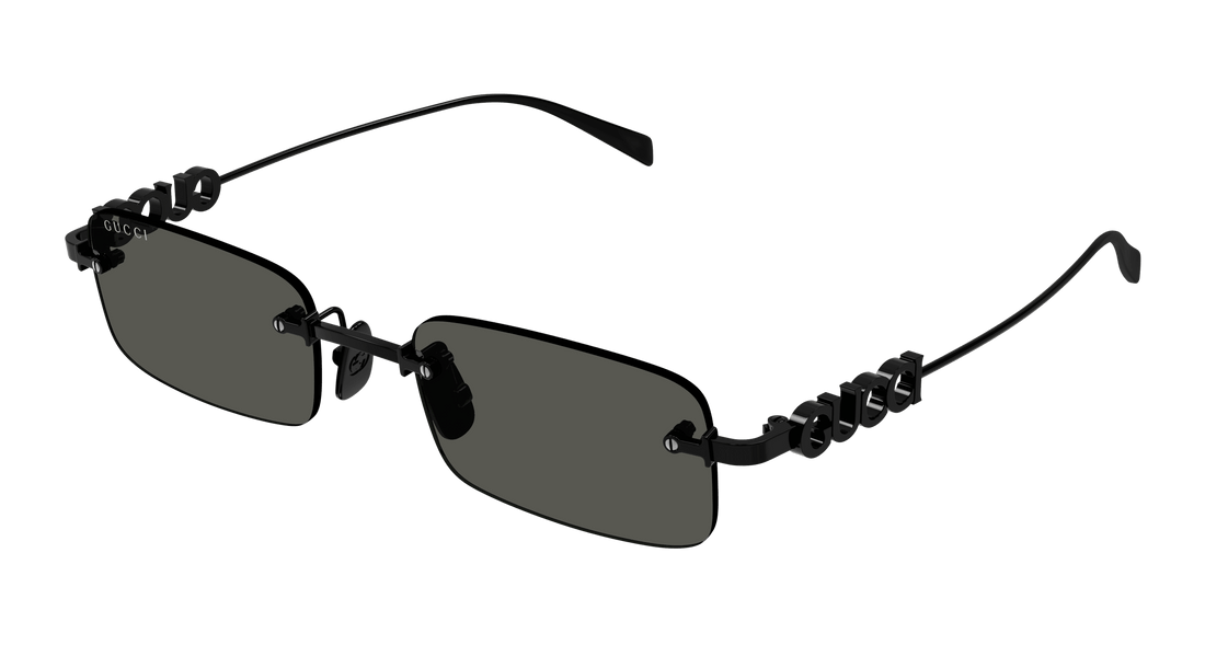 Occhiali da sole gucci gg1808s 001 negro square masculino taglia 52mm - Vista principale