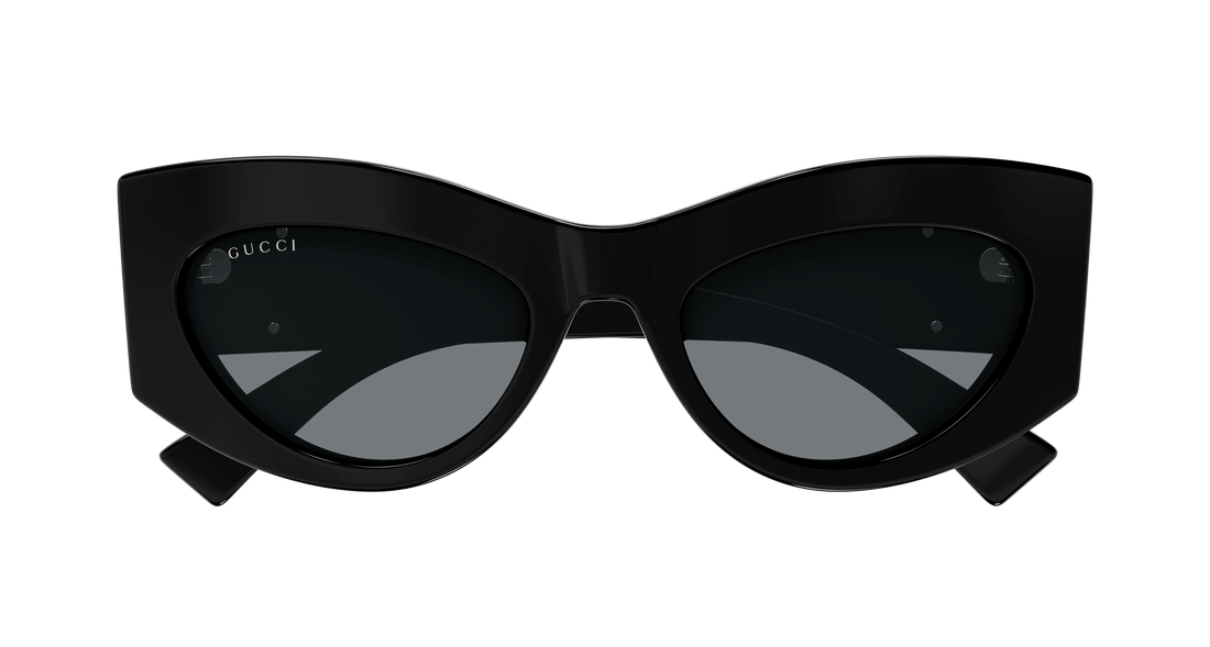 Occhiali da sole gucci gg1843s 001 negro cat eye femenino taglia 53mm - Vista dettagliata