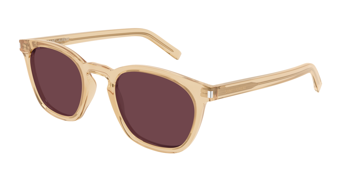 Occhiali da sole saint laurent sl 28 055 amarillo rectangular / squared unisex taglia 49mm - Vista principale