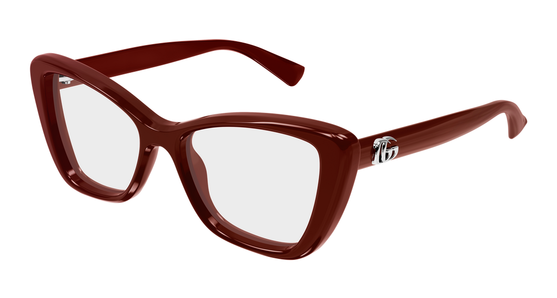 Occhiali da vista gucci gg1977o 004 burdeos cat eye femenino taglia 52mm - Vista principale