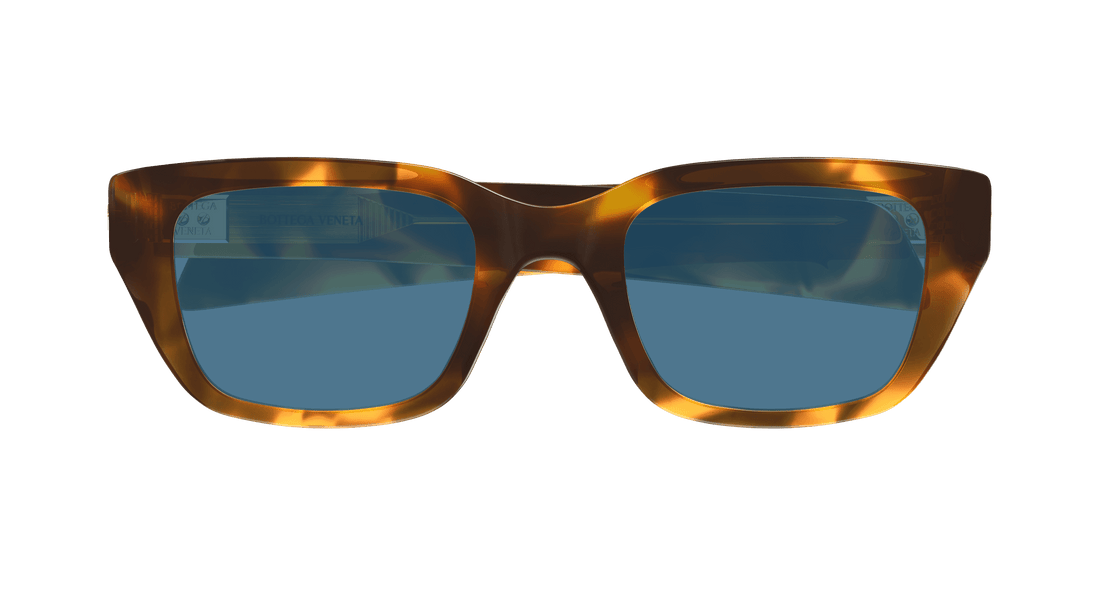 Occhiali da sole bottega veneta bv1393s 006 havana square unisex taglia 50mm - Vista dettagliata