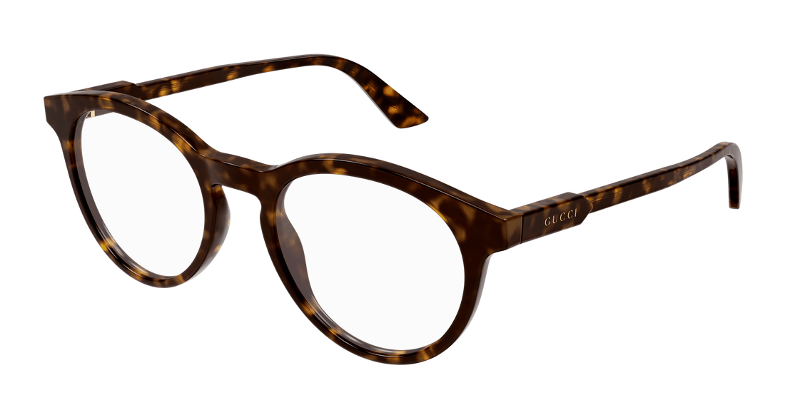 Óculos graduados gucci gg1822o 002 havana round masculino tamanho 50mm - Vista principal