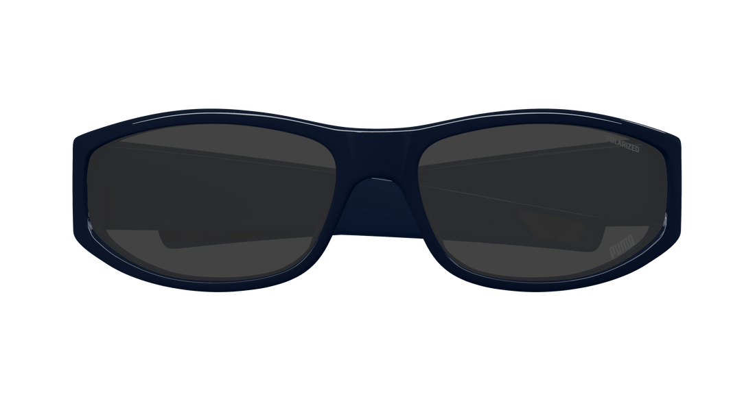 Gafas de sol puma pu0483s 005 azul round masculino talla 65mm - Vista de detalle