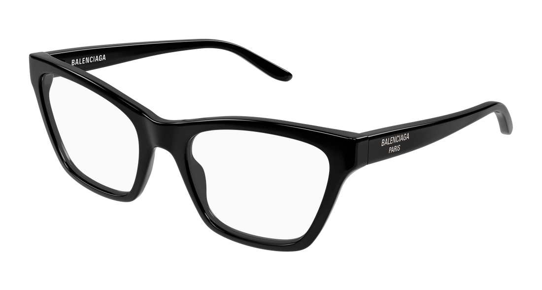 Occhiali da vista balenciaga bb0440o 001 negro cat eye femenino taglia 56mm - Vista principale