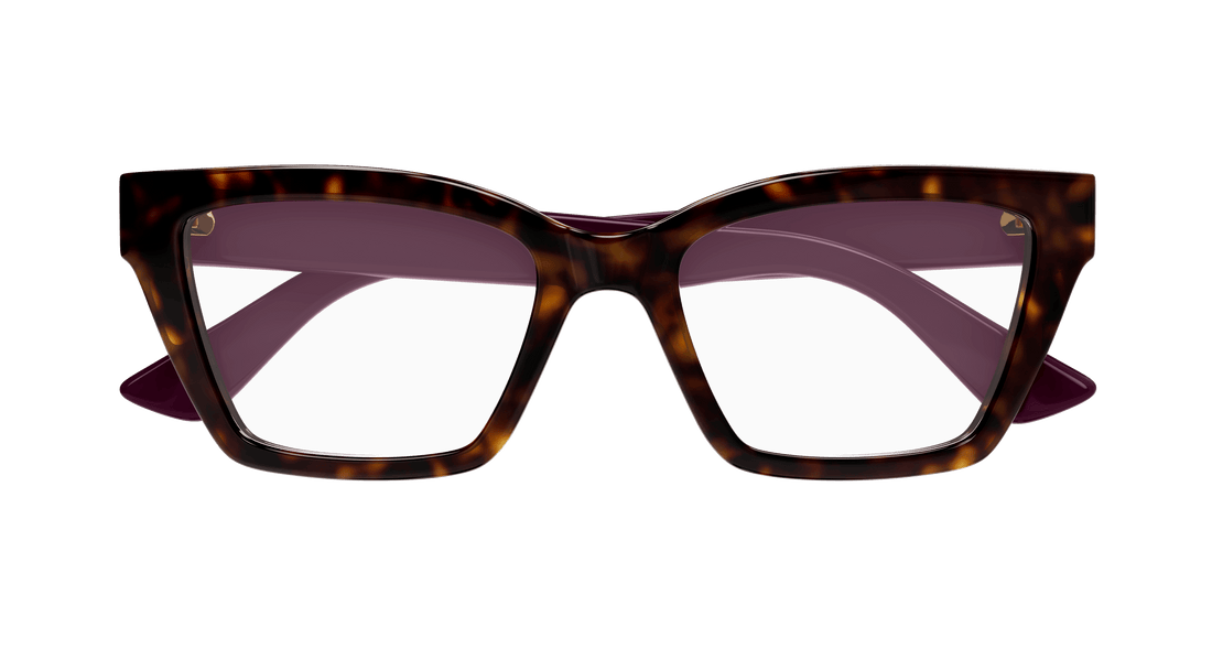 Prescription glasses gucci gg1715o 007 havana cat eye femenino size 53mm - Detailed view