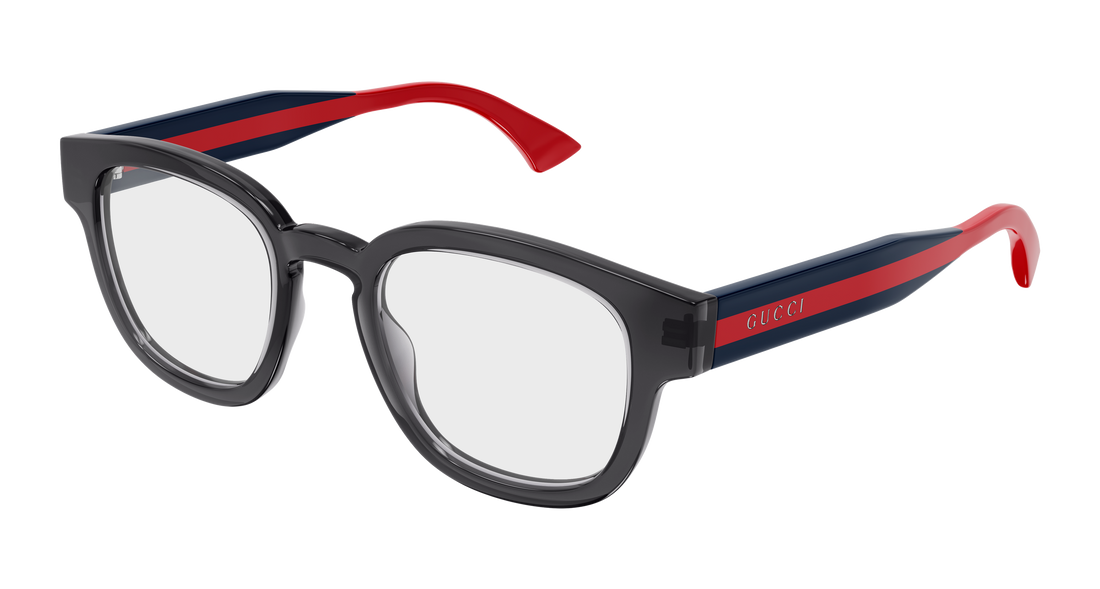 Prescription glasses gucci gg1992o 004 gris round/oval/panthos masculino size 48mm - Main view