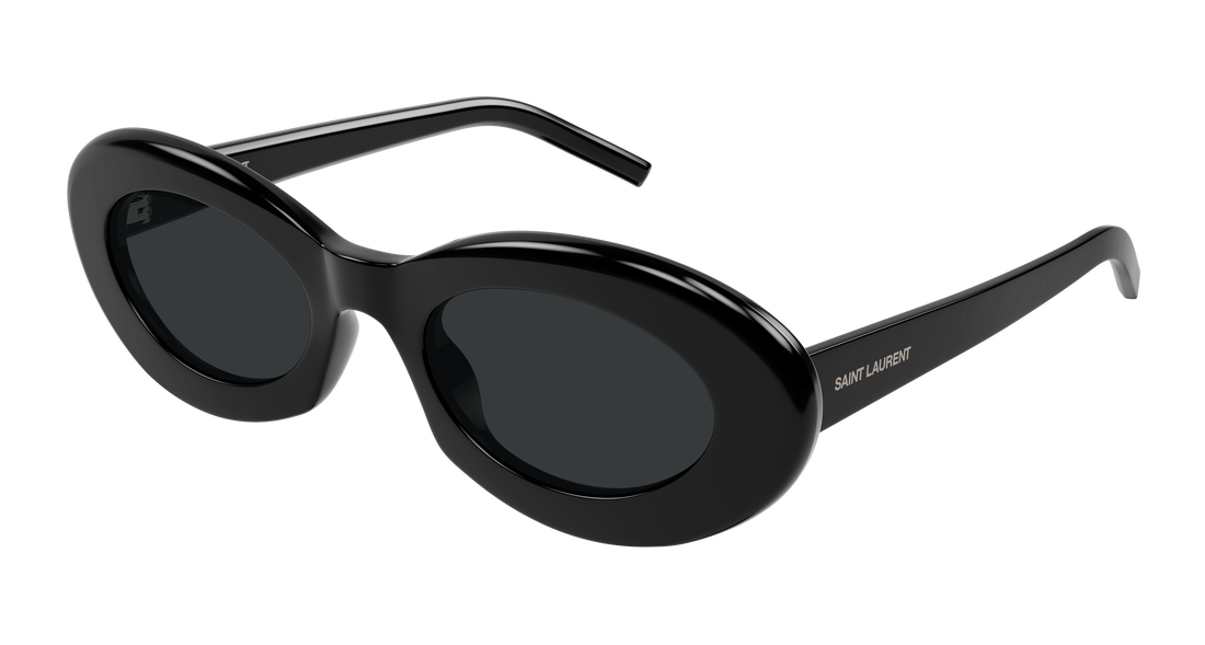 Solbriller saint laurent sl 594 008 negro round/oval/panthos femenino størrelse 52mm - Hovedvisning