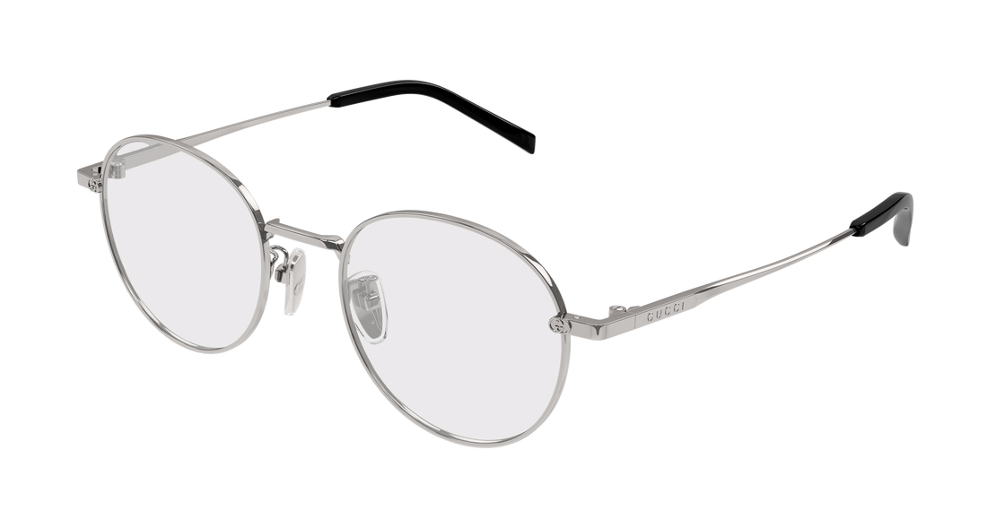 Prescription glasses gucci gg2004oa 003 plateado round/oval/panthos femenino size 50mm - Main view
