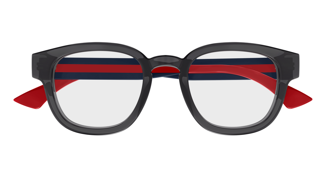 Prescription glasses gucci gg1992o 004 gris round/oval/panthos masculino size 48mm - Detailed view