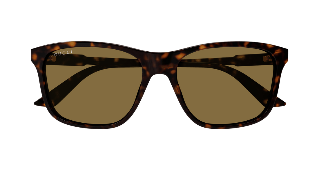 Sonnenbrillen gucci gg1819s 002 havana square masculino größe 57mm - Detailansicht