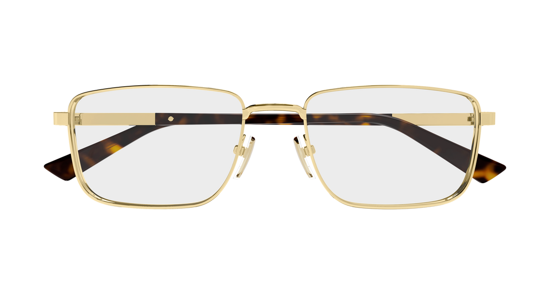 Occhiali da vista gucci gg1964o 002 dorado rectangular / squared masculino taglia 55mm - Vista dettagliata