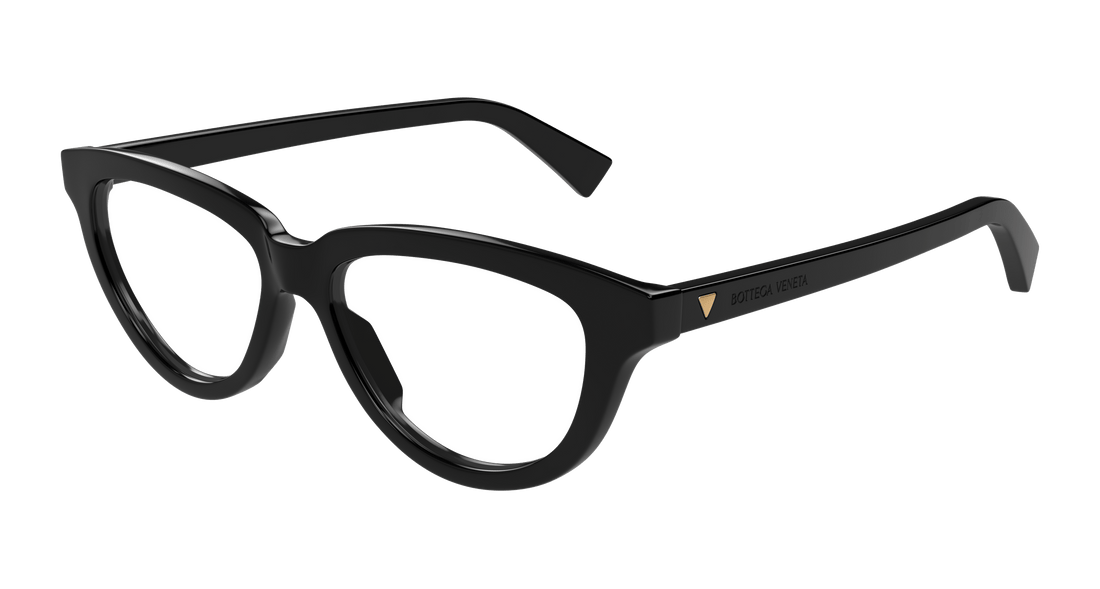 Occhiali da vista bottega veneta bv1366o 001 negro cat eye femenino taglia 53mm - Vista principale