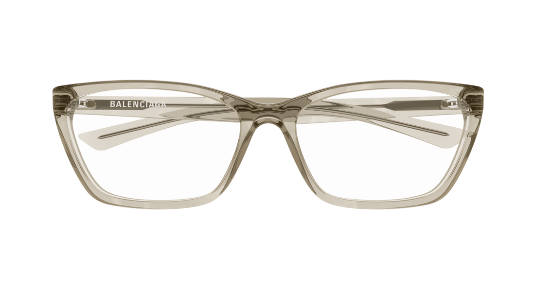 Brillen balenciaga bb0406o 004 beige cat eye femenino größe 59mm - Detailansicht