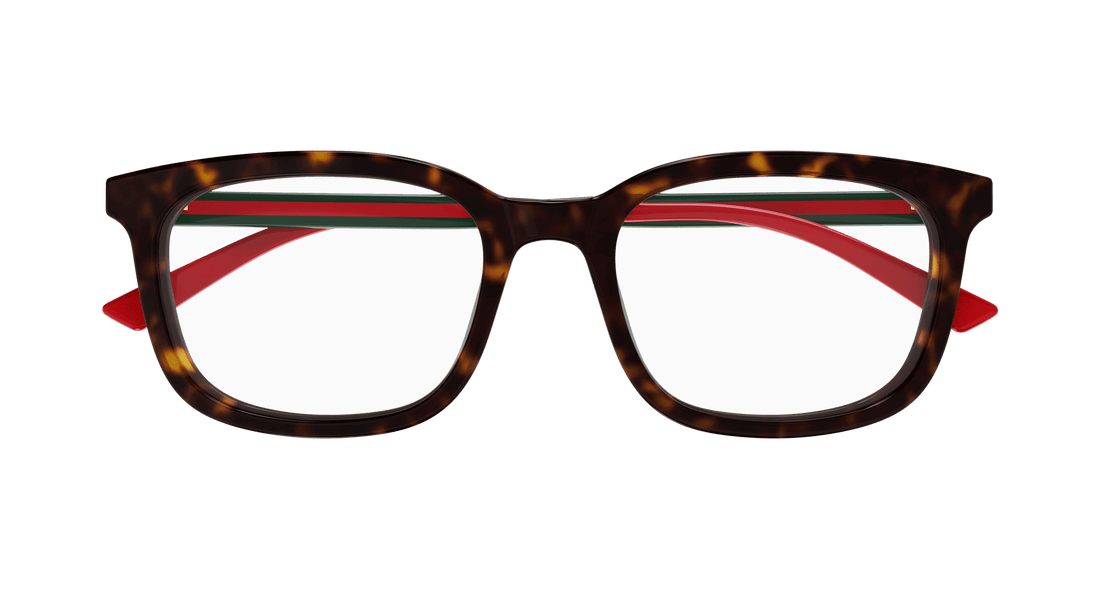 Brillen gucci gg1928o 002 havana square masculino größe 53mm - Detailansicht