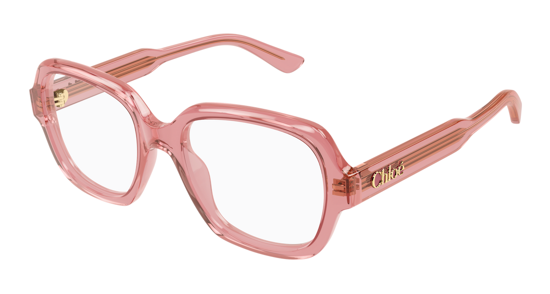 Brillen chloé ch0341o 003 rosa geometric femenino größe 53mm - Hauptansicht